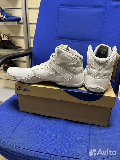 Борцовки asics matflex 6 серо-золотой