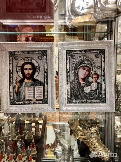 Икона бисером. Венчальная пара