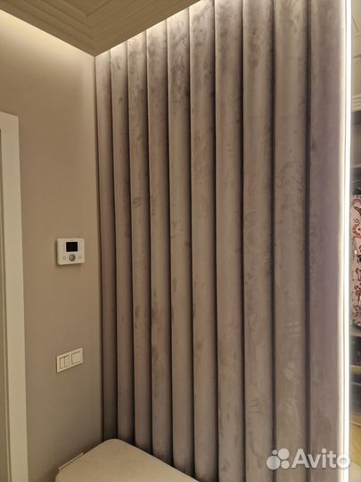 Мягкие стеновые панели в прихожей