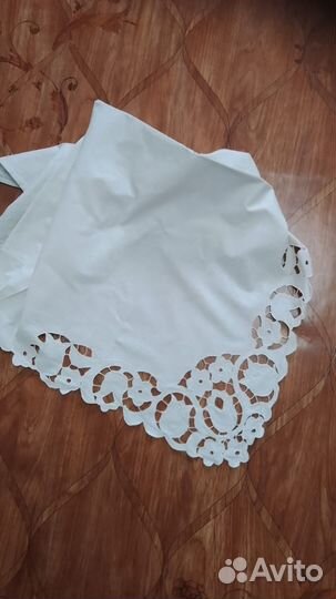 Уголок с вышивкой Ришелье.СССР