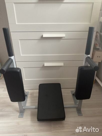 Брусья/пресс настенные (silver) новые