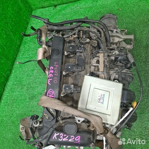 Двигатель в сборе двс mazda premacy crew LF-DE 200