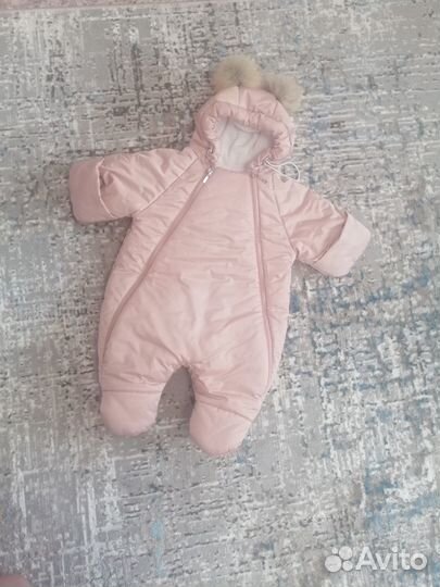 Зимний комбинезон для девочки 62р