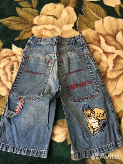 Бриджи джинсовые, рост 160