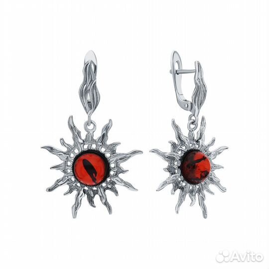 Серьги серебряные