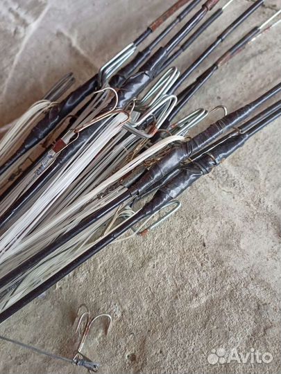 Зимние удочки флажки ручной работы