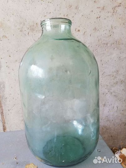 Бутыль стеклянная