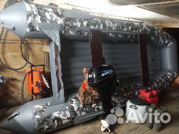Лодка нднд с мотором 9.9-15