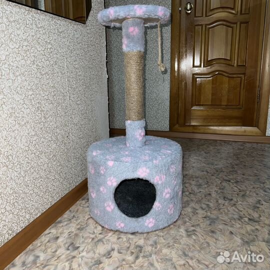 Домик для кошки с когтеточкой