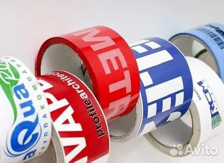 Скотч с логотипом