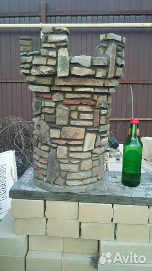 Кашпо для уличных растений. Из камня