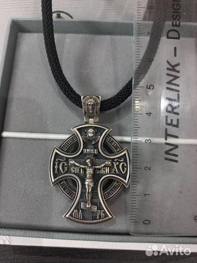 Подвеска мужская серебро