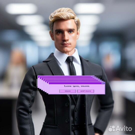 Аватарка в стиле барби