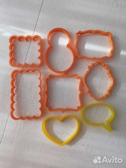 Комплект Форма вырубка для пряников (рамочки)