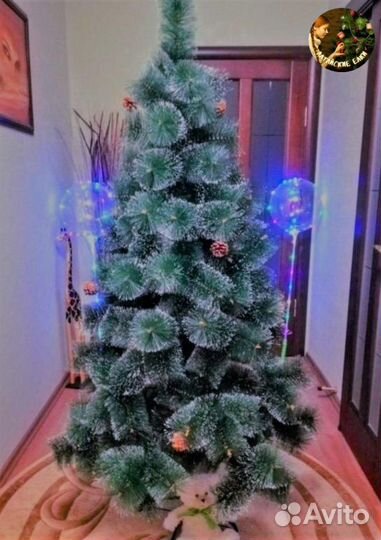 Елка искусственная + украшения в подарок