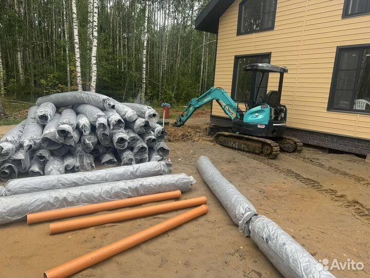 Дренаж участка под ключ