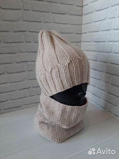 Вязаный комплект меринос