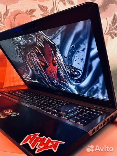 Мощный, 8 ядер i7, игровой ноутбук asus