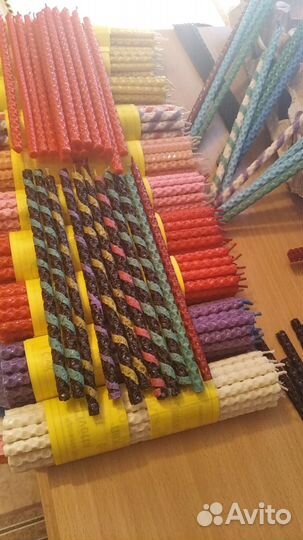 Свечи ручной работы в ассортименте