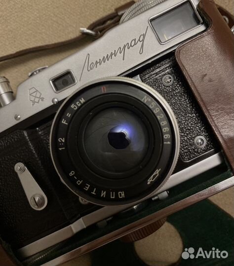 Плёночный фотоаппарат Ленинград в коробке Рабочий