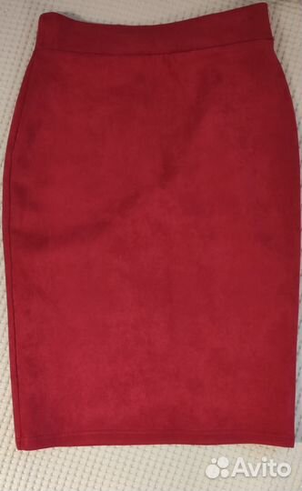 Юбка замшевая 44-46