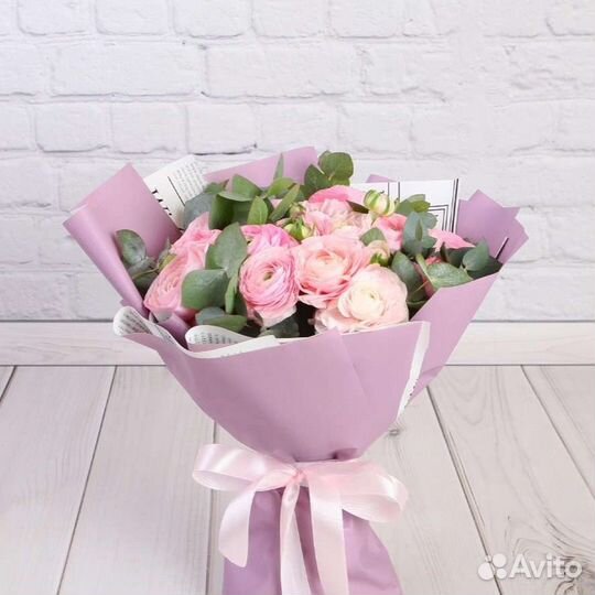 Цветы розы букет