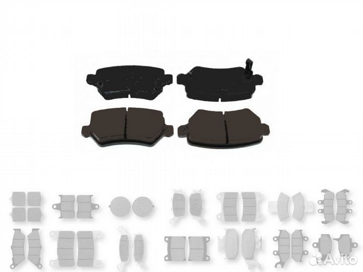 Колодки задние Kia Cee'd, Soul, Opel Astra, Zafira