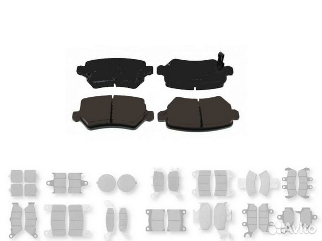 Колодки задние Kia Cee'd, Soul, Opel Astra, Zafira