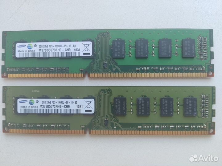 DDR3 1 и 2 Gb Samsung, DDR3L 2GB