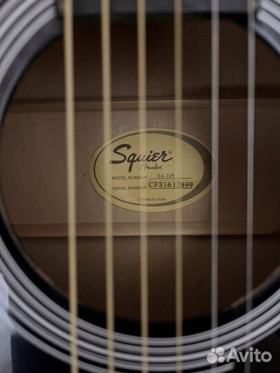 Акустическая гитара fender SA-105