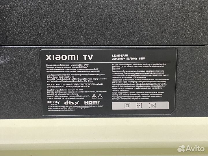 Телевизор xiaomi mi tv a2 32 l32m7 earu SMART TV