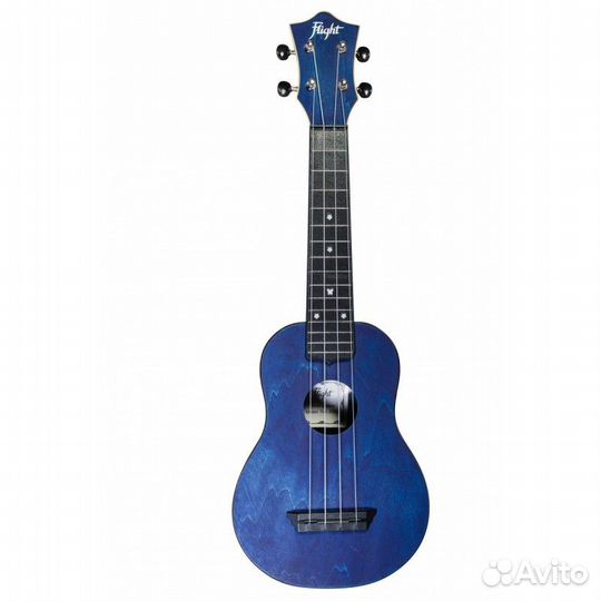 Flight TUS 35 DB Travel-укулеле сопрано. Синяя, пл