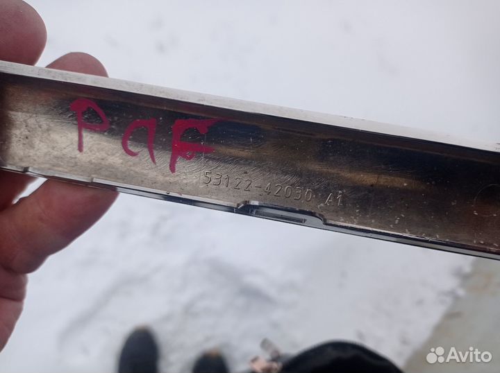 Накладка тайота рав 4