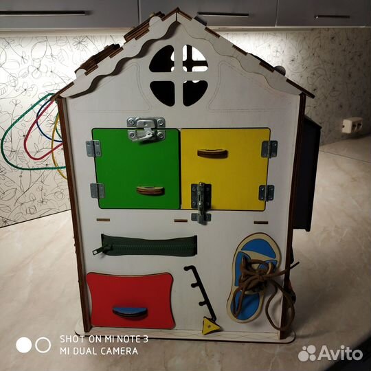 Бизиборд домик большой