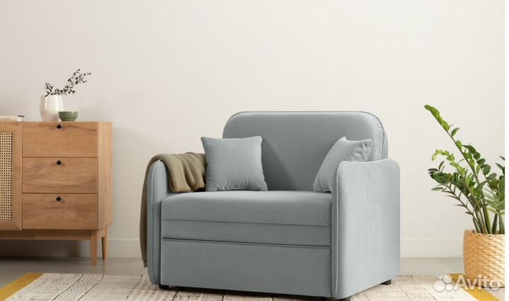 Кресло-кровать Кейсес Velvet Grey