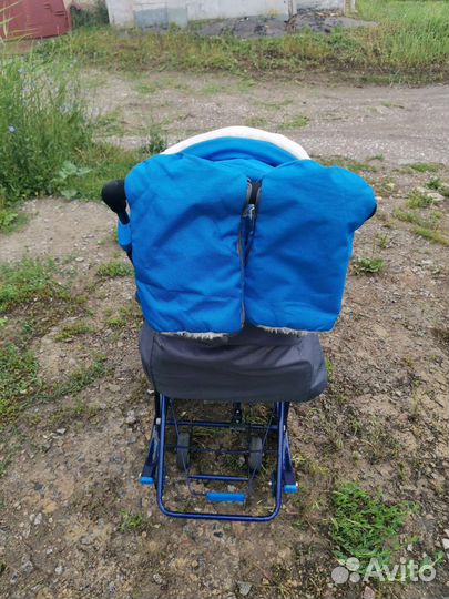 Детские санки на колесах