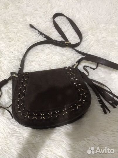 Mango Сумка кожаная