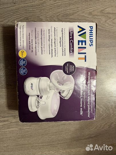 Молокоотсос avent электрический