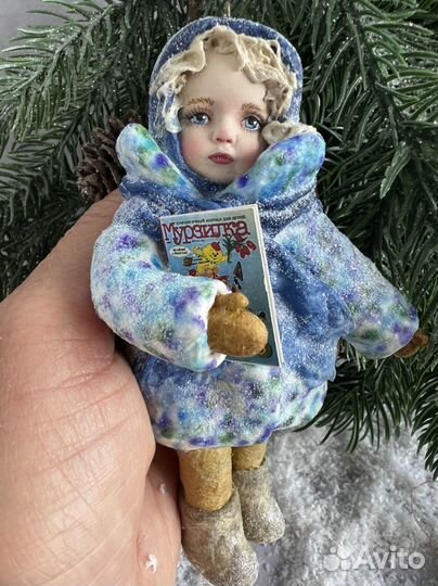 Вероника ватная ёлочная игрушка