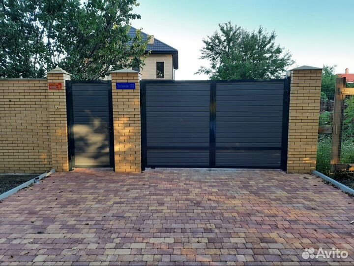 Въездные распашные ворота в наличии