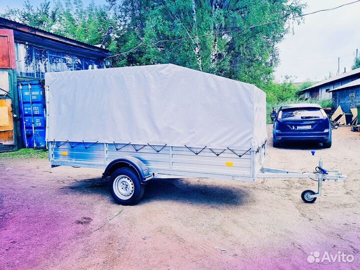 Прицеп на легковой автомобиль с тентом
