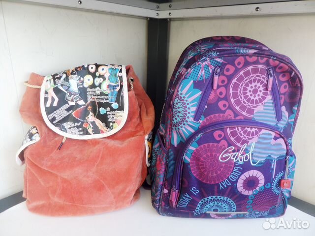 Рюкзак Gabol + рюкзак-мешок, цена за все