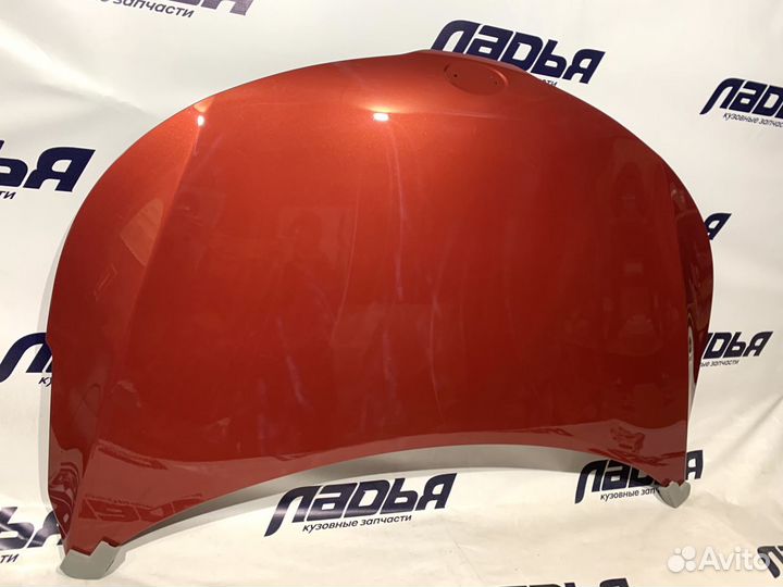 Капот Kia Rio(11-17) Красный (TDY)