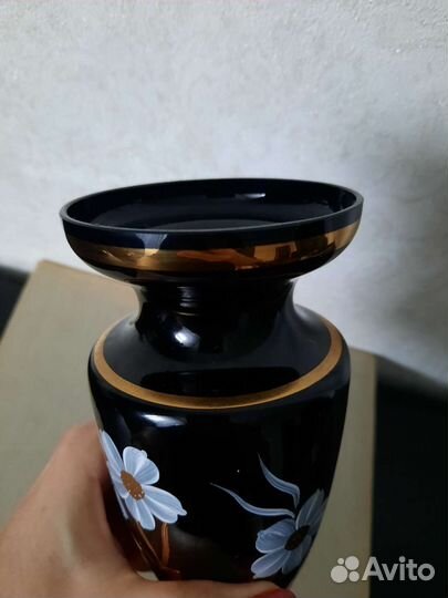 Ваза для цветов Чехия Богемия