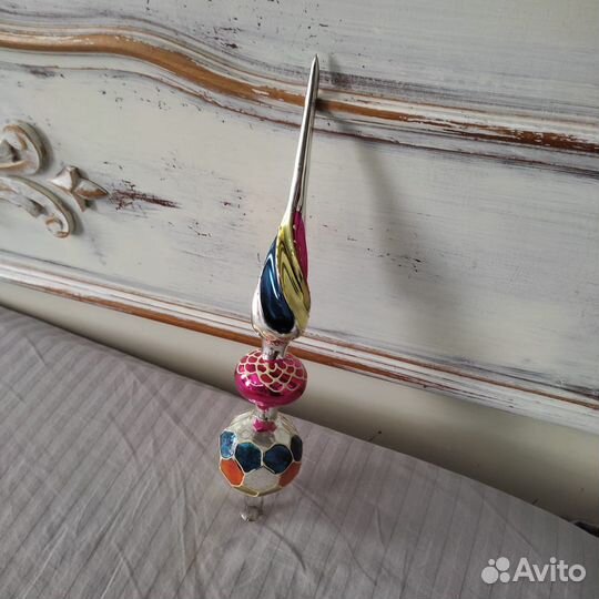 Елочная игрушка пика на елку СССР