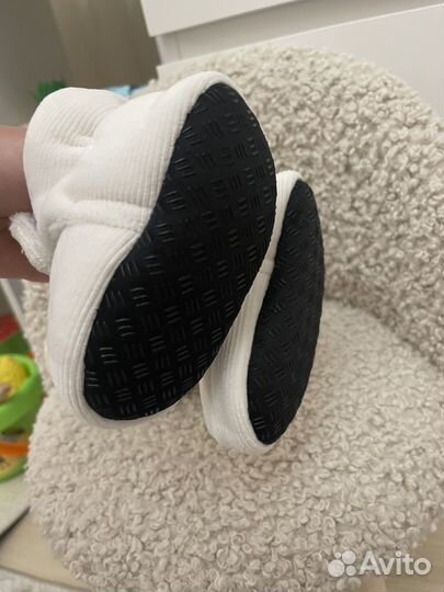 Теплые пинетки 6 12 мес