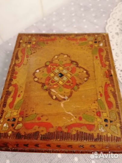 Шкатулка деревянная СССР