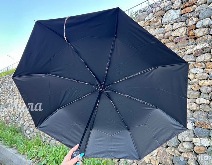 Зонт женский Michael Kors автомат коричневый новый