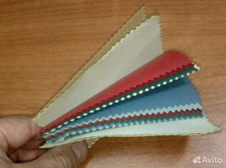 Редкость.1954 г. Образцы кожзама. Франция