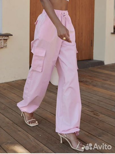 Брюки карго женские 48